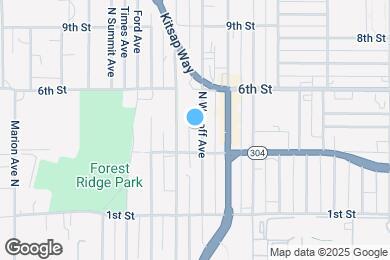 Map image of the property - 321 N Wycoff Ave