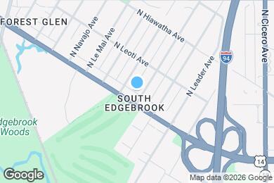 Map image of the property - 6114 N Lenox Ave