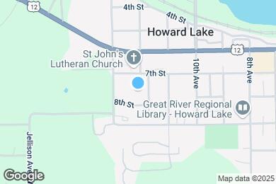 Map image of the property - Howard Lake Apartments