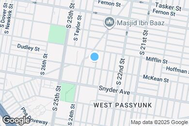 Map image of the property - 1940 S Bonsall St
