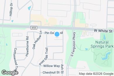 Map image of the property - 1618 Black Oak Ct