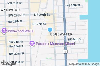 Map image of the property - 190 NE 26th St