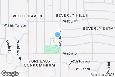 Map image of the property - 8600 Lamar Ave