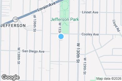 Map image of the property - 3703 W 133rd St