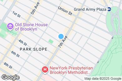 Map image of the property - Spacious 2 BR in Heart of Park Slope