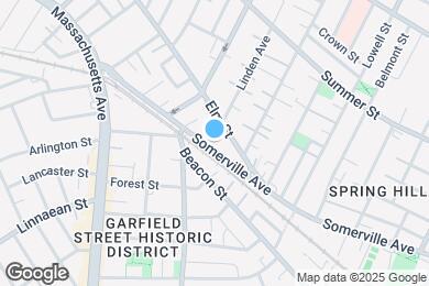 Map image of the property - 735 Somerville Ave