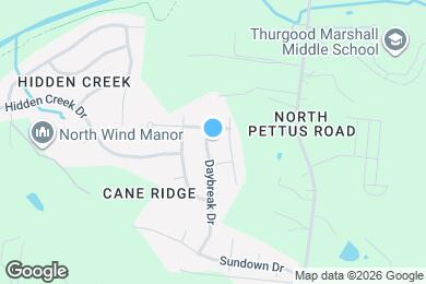 Map image of the property - 886 Daybreak Dr