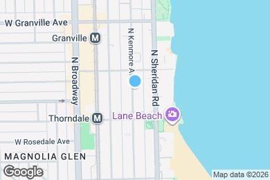 Map image of the property - 6039 N Kenmore Ave
