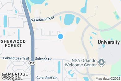 Map image of the property - 12033 Alafaya Woods Ct