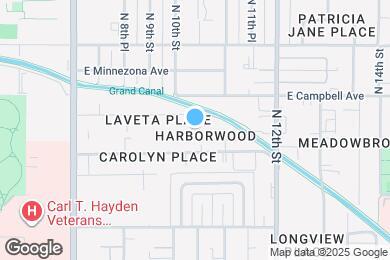 Map image of the property - 1017 E Roma Ave