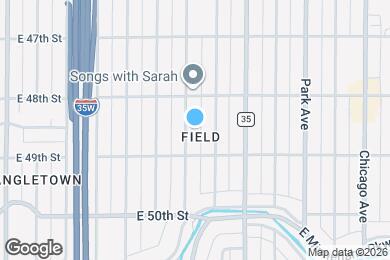 Map image of the property - 4831 4th Ave S