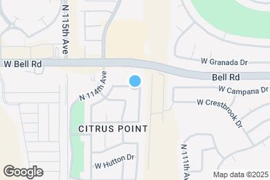 Map image of the property - 11313 W Campana Dr