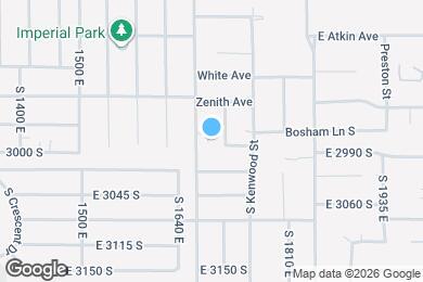 Map image of the property - 2967 S Imperial St
