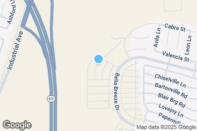 Map image of the property - 1735 Eiffel St
