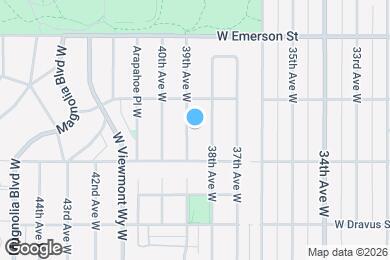 Map image of the property - 3430 39th Ave W