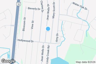 Map image of the property - 212 Jean Wells Dr