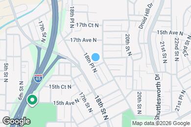 Map image of the property - 1603 18th Pl N