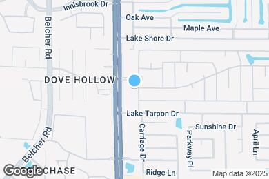 Map image of the property - Lake Tarpon Apartments