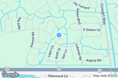 Map image of the property - 1077 Capri Cir