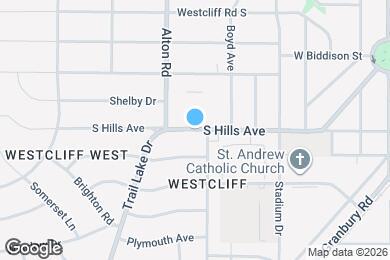 Map image of the property - 3521 South Hills Ave