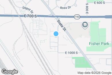 Map image of the property - 880 S 550 E