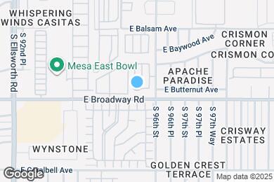 Map image of the property - 9535 E Belmont Ave