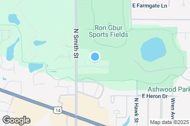 Map image of the property - 134 W Hamilton Dr