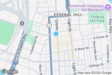 Map image of the property - 1016 S Charles St