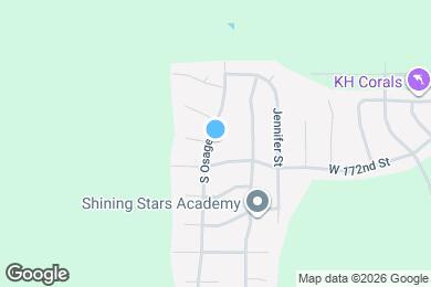 Map image of the property - 17171 S Osage St