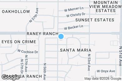 Map image of the property - 5439 W North Ln