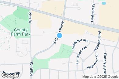 Map image of the property - 2221 S Huron Pky