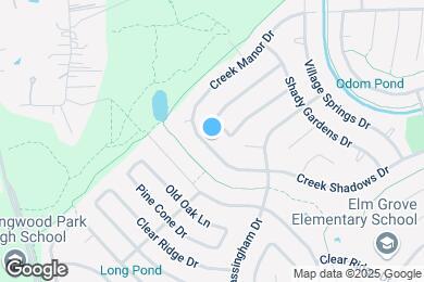 Map image of the property - 5418 Creek Shadows Dr