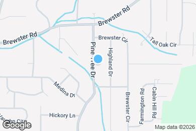 Map image of the property - 1525 Pine Tree Dr