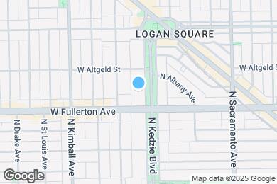 Map image of the property - 2424 N Kedzie Blvd