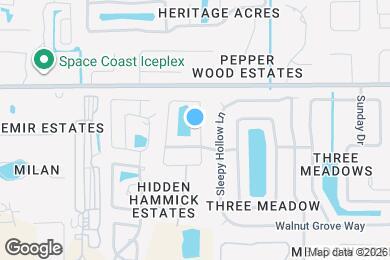 Map image of the property - 1243 Water Lily Ln