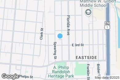 Map image of the property - 1328 Evergreen Ave