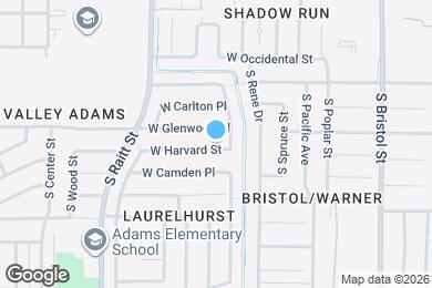 Map image of the property - 1725 W Harvard St