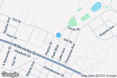 Map image of the property - 134 Park Blvd