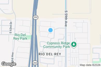 Map image of the property - 3825 S 60th Dr