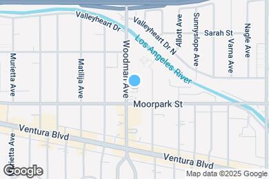 Map image of the property - 4424 Woodman Ave