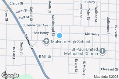 Map image of the property - 728 E Highland Ave