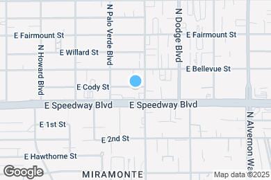 Map image of the property - 3558 E Cody St