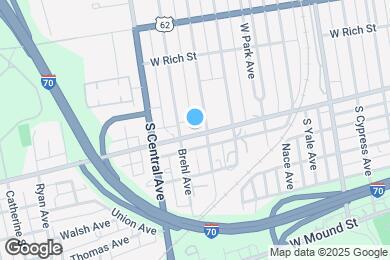 Map image of the property - 1336-1338-1338 Sullivant Ave