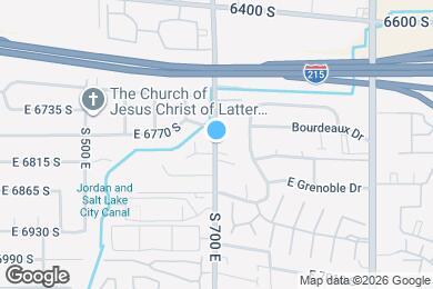 Map image of the property - 6799 S 700 E