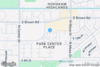 Map image of the property - 1001 N Pasadena St