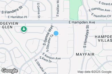 Map image of the property - 3577 S Halifax Way