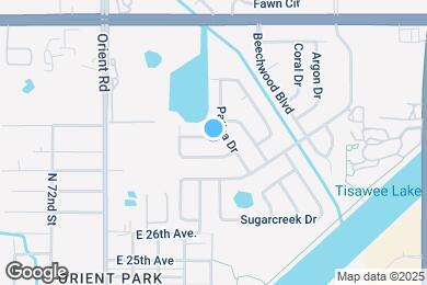 Map image of the property - 3511 Breezewood Dr
