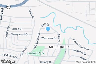 Map image of the property - 1333 Mill Wood Ln