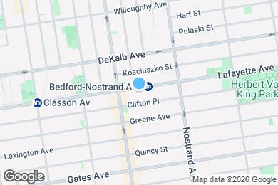 Map image of the property - 526 Lafayette Ave