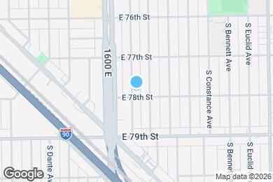 Map image of the property - 7753 S Cornell Ave